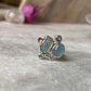 Aquamarine & Blue Topaz Cluster 4 925 Sterling Silver Ring