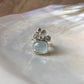 Aquamarine & Blue Topaz Cluster 1 925 Sterling Silver Ring