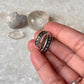 Rustic 925 silver toe ring with tribal detailing