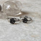 Love rose toe ring in antique 925 sterling silver  