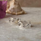 Wavy design toe ring in pure 925 sterling silver  