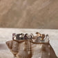 Sterling silver toe ring with wave pattern  