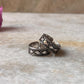 Antique tribal rawa toe ring in 925 sterling silver  