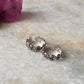 Floral rose design sterling silver toe ring  
