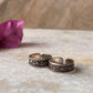 Pure silver toe ring with wavy antique tribal pattern