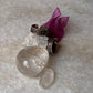 Handcrafted tribal toe ring with rawa bead detailing