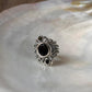 Black Onyx Victorian Statement 925 Sterling Silver Ring