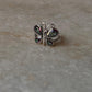Mystic Topaz Butterfly 925 Sterling Silver Ring