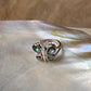Mystic Topaz Butterfly 925 Sterling Silver Ring