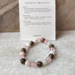 Intention- Improve Fertility 8MM Natural Crystal Bracelet