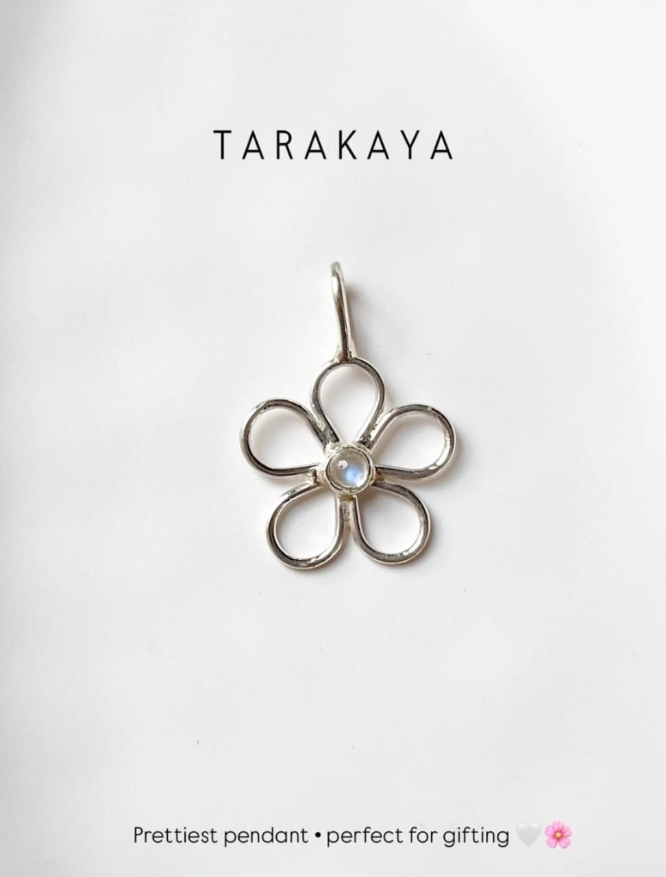 Moonstone Floral Dream 925 Sterling Silver Pendant