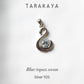 Blue Topaz Swan 925 Sterling Silver Pendant