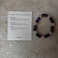 Intention- I Want Inner Peace 8MM Natural Crystal Bracelet