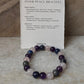 Intention- I Want Inner Peace 8MM Natural Crystal Bracelet