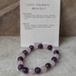 Intention- But First Love Yourself 8MM Natural Crystal Bracelet