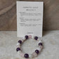 Intention- Improve My Sleep / Insomnia 8MM Natural Crystal Bracelet
