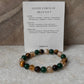 Intention- I Deserve Good Fortune 8MM Natural Crystal Bracelet