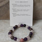 Intention- I Deserve All The Love 8MM Natural Crystal Bracelet