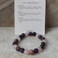 Intention- I Deserve All The Love 8MM Natural Crystal Bracelet