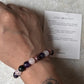 Intention- I Deserve All The Love 8MM Natural Crystal Bracelet