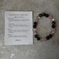 Intention- Happiness and Joy 8MM Natural Crystal Bracelet