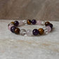Intention- Happiness and Joy 8MM Natural Crystal Bracelet