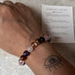 Intention- Happiness and Joy 8MM Natural Crystal Bracelet