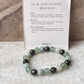 Intention- Luck And Finance Money Magnet 8MM Natural Crystal Bracelet