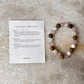 Intention- Improve Fertility 8MM Natural Crystal Bracelet