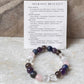 Intention- Relief From Migraine 8MM Natural Crystal Bracelet