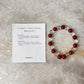 Intention- I Need Clarity & Good Well Being 8MM Natural Crystal Bracelet