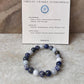 Heal MyThroat Chakra (Vishuddha) - Communication-8mm Natural Crystal Bracelet
