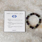 Heal My Third Eye Chakra (Ajna) 8mm Natural Crystal Bracelet