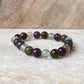 Heal My Third Eye Chakra (Ajna) 8mm Natural Crystal Bracelet