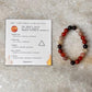 I Am Like Fire Element - for Energy & Protection 8mm Natural Crystal Bracelet