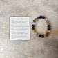 Intention- I Need Good Education 8MM Natural Crystal Bracelet