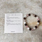 Intention- I Deserve Good Vibes Good Life 8MM Natural Crystal Bracelet