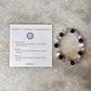 Heal My Crown Chakra (Sahasrara) 8mm Natural Crystal Bracelet