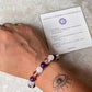 Heal My Crown Chakra (Sahasrara) 8mm Natural Crystal Bracelet
