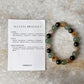 Intention- I Deserve Success & Money 8MM Natural Crystal Bracelet