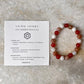 Heal My Sacral Chakra (Svadhisthana) 8mm Natural Crystal Bracelet
