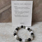 Intention- Protection From Negativity 8MM Natural Crystal Bracelet