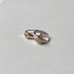925 sterling silver huggie earrings with Ethiopian opal  