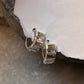 Peridot Huggies 925 Sterling Silver Earrings