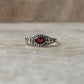 Garnet Oval Rawa 925 Sterling Silver Ring