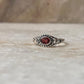 Garnet Oval Rawa 925 Sterling Silver Ring