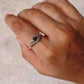 Garnet Oval Rawa 925 Sterling Silver Ring