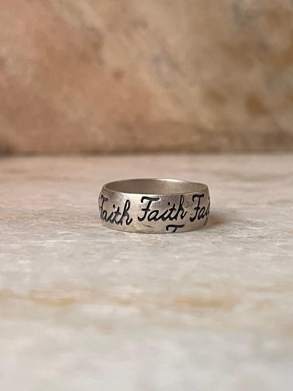 Faith 925 Sterling Silver Ring