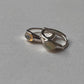 Classic oval Ethiopian opal sterling silver huggie earrings