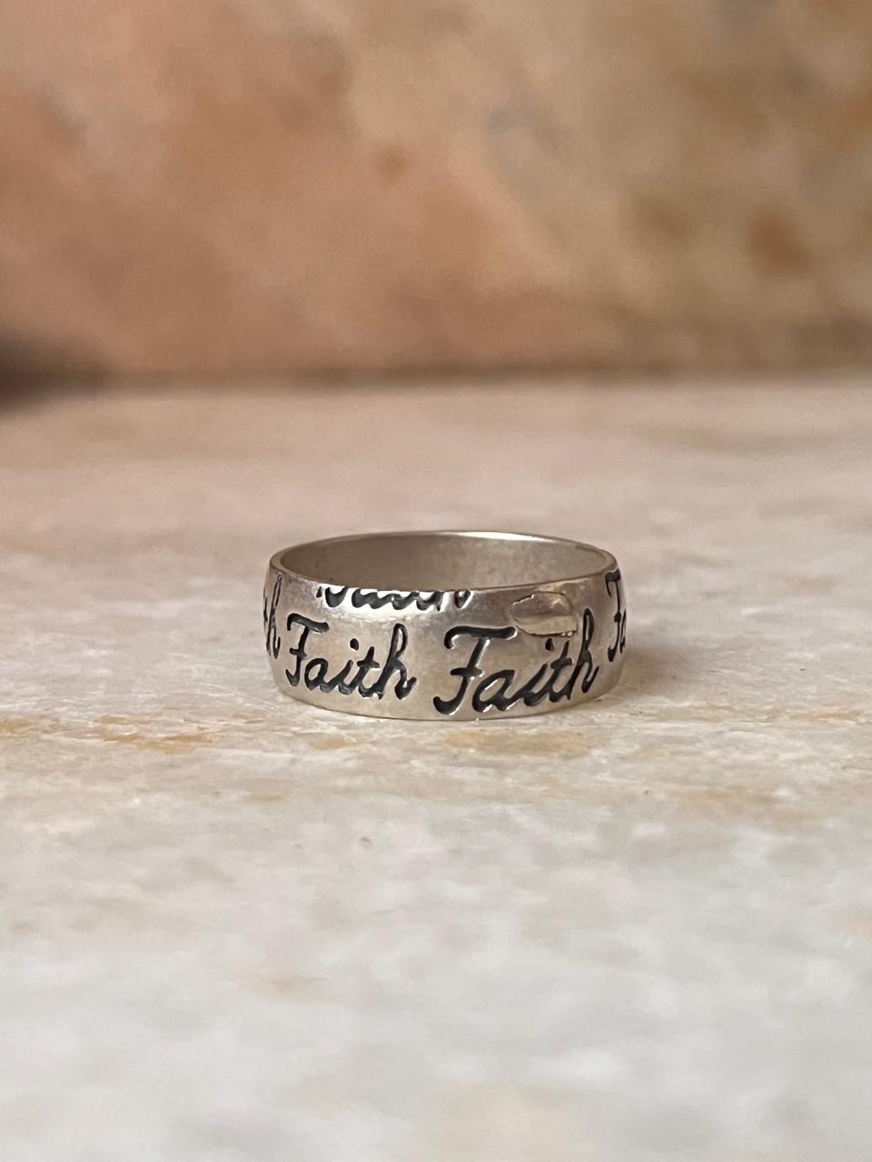 Faith 925 Sterling Silver Ring